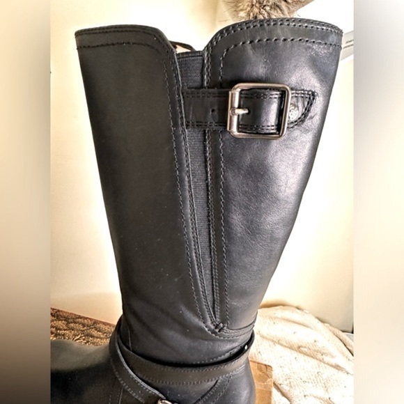 Cobb Hill Black Leather Boots Tall Women’s Ashlyn Knee High  Size 7M - Picture 10 of 14